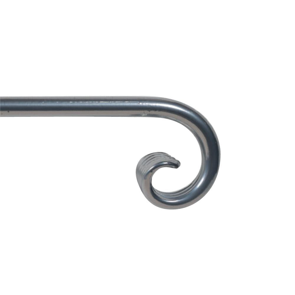 chrome curl finial from Cameron Fuller