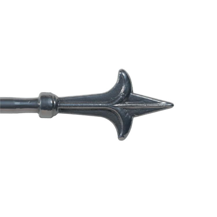 19mm spear finial in chrome finish by Cameron Fuller