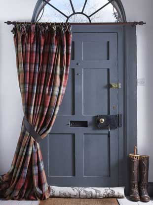door curtain pole
