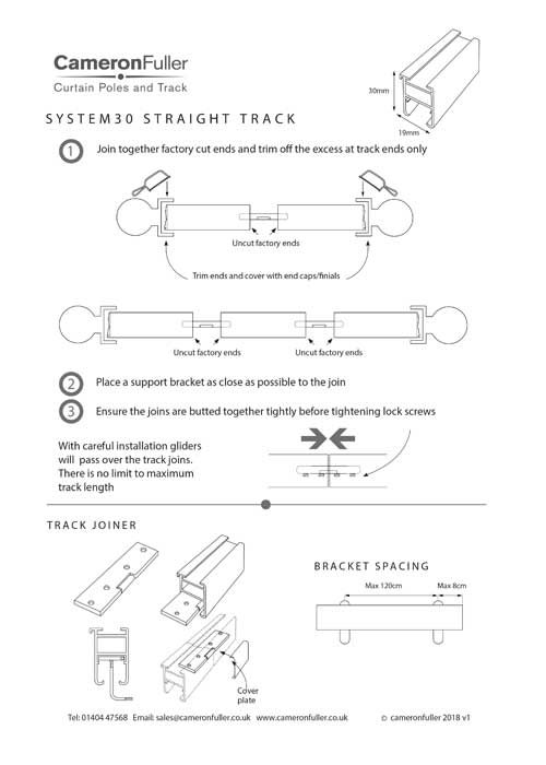 cameron fuller square30 fitting instructions