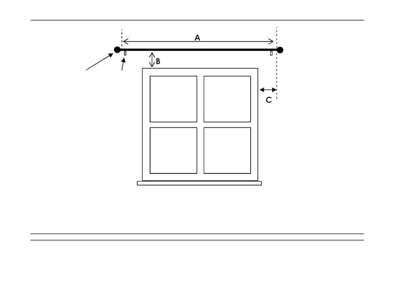 Curtain Pole Measuring Guide