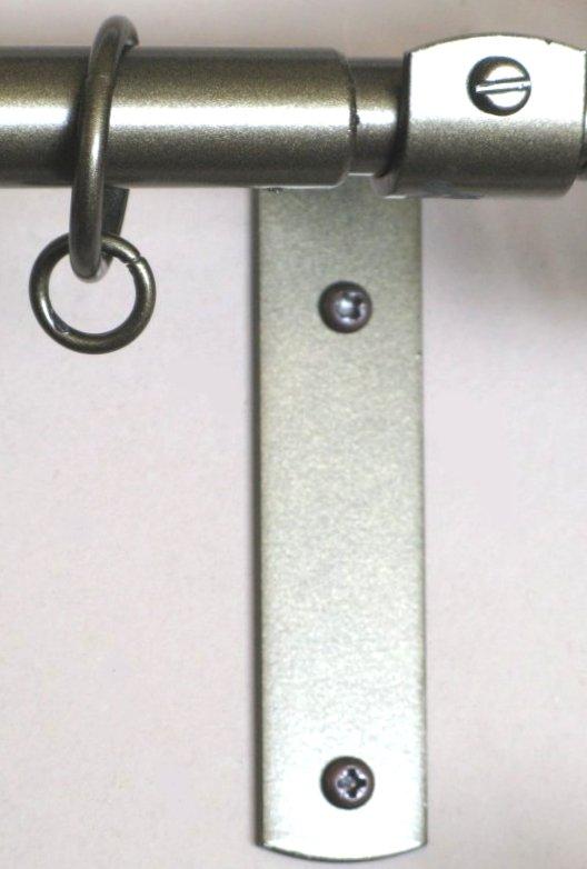 19mm wrought iron bracket in bronze finish